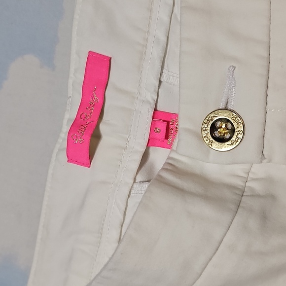 Lilly Pulitzer White Shorts Size 8 - Picture 2 of 4